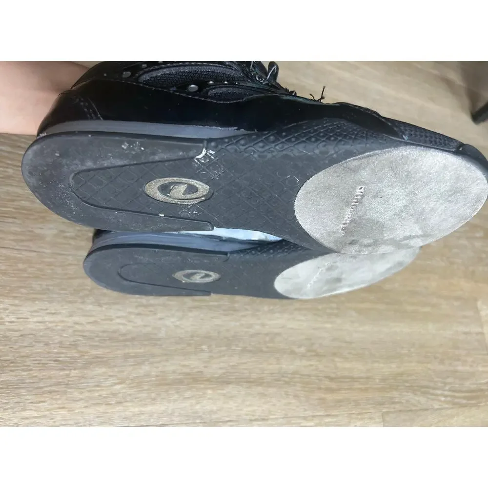 Dexter Bowling Shoes BlackSilver Athletic Professional Slide-Rite Performance 7